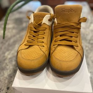 Simple OS skate shoes in Butterscotch